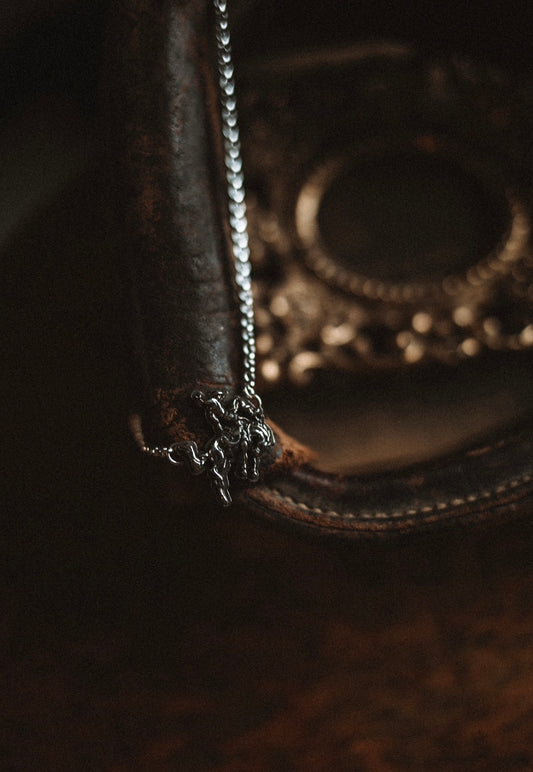 buckin' bronc necklace