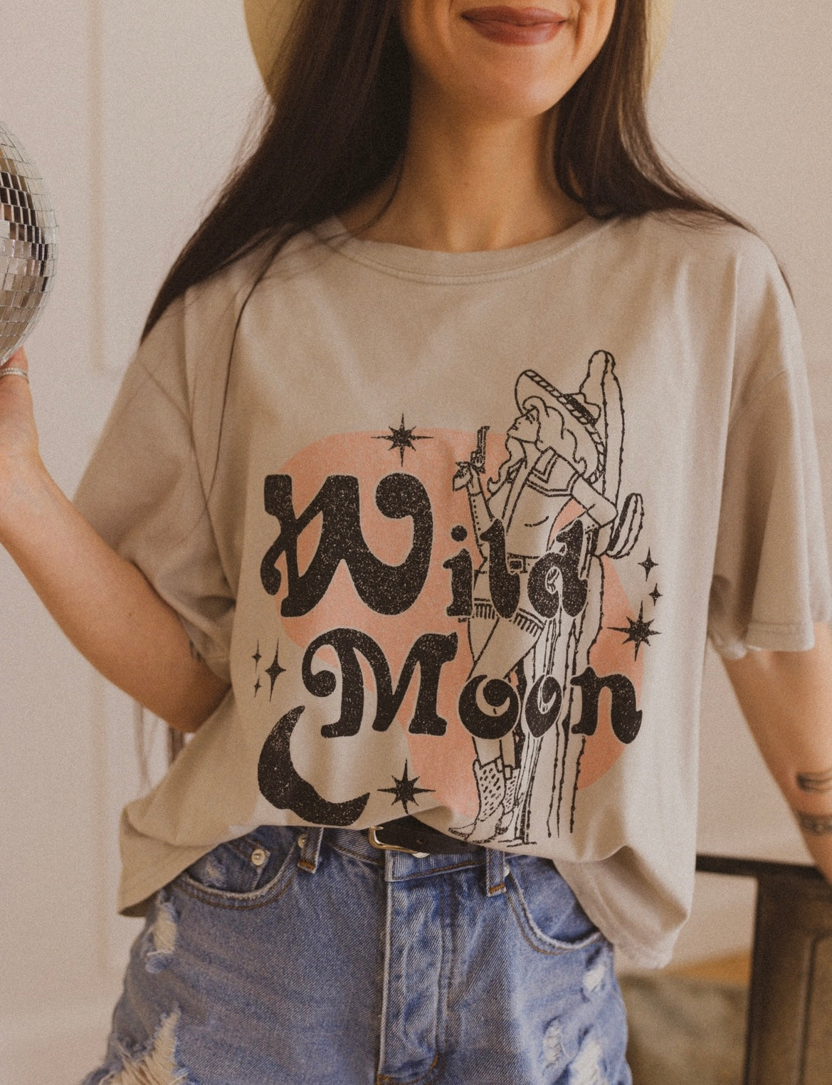 wild moon tee