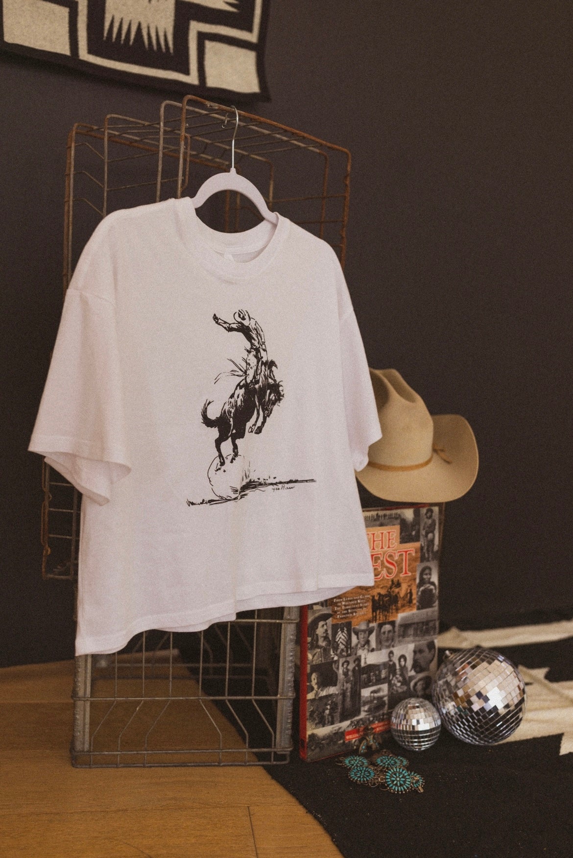 bronc ridin' tee