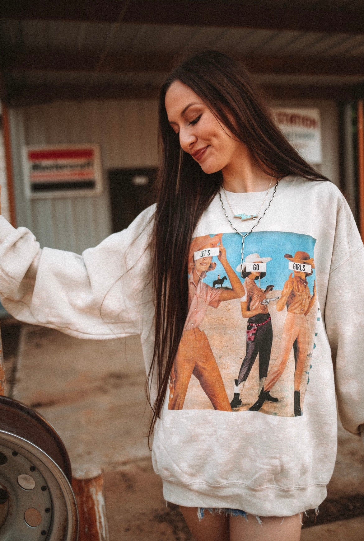 doin' it in style sweatshirt