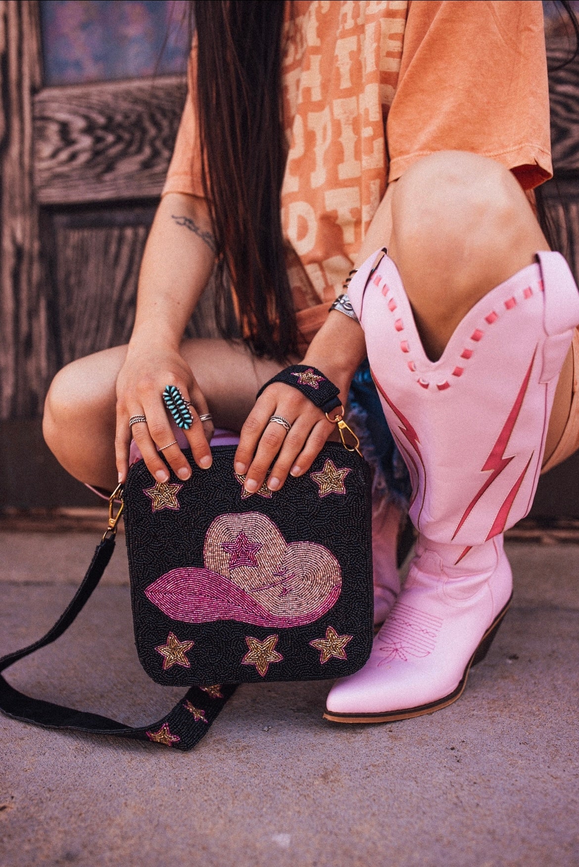 Klassy Cowgirl Hair on Cowhide bucket Bag. – Country Scene Saddlery and Pet  Supplies