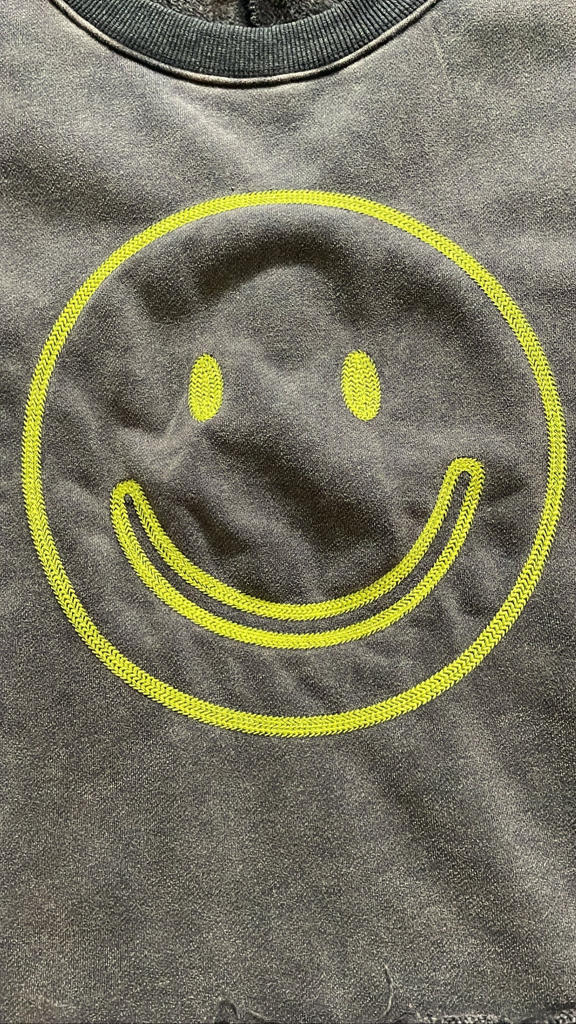 smiley sweatshirt