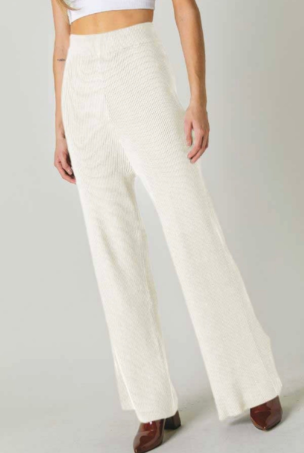 ribbed sweater pant