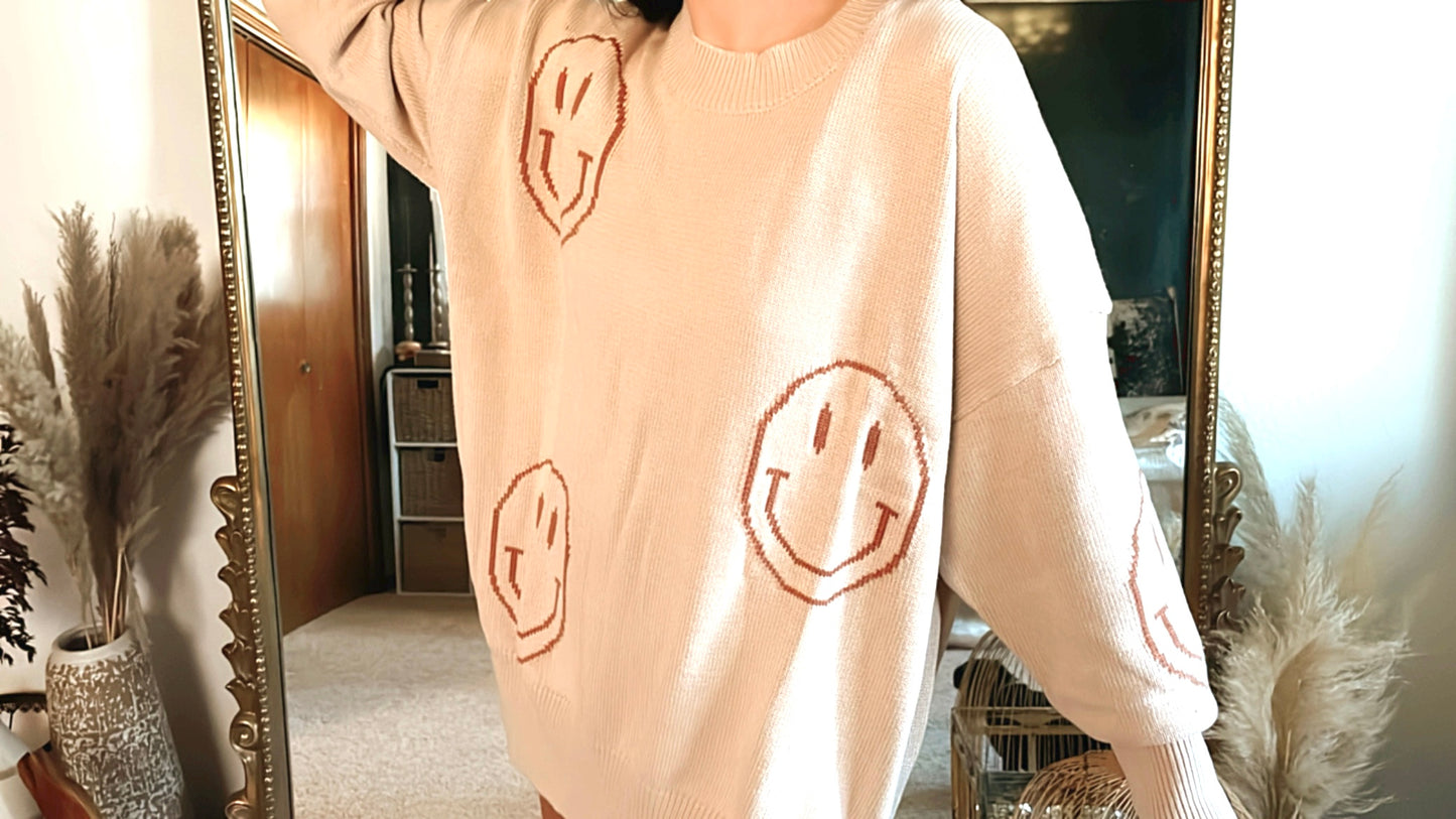 "cheese" sweater