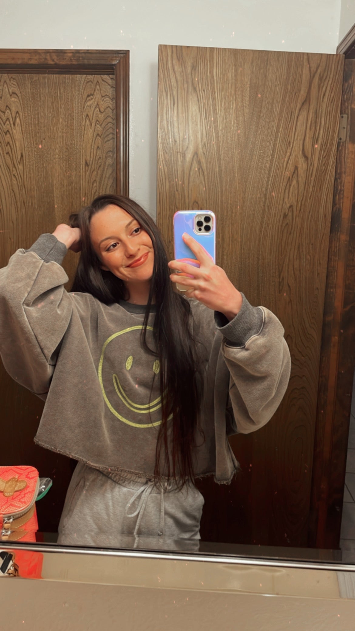 smiley sweatshirt