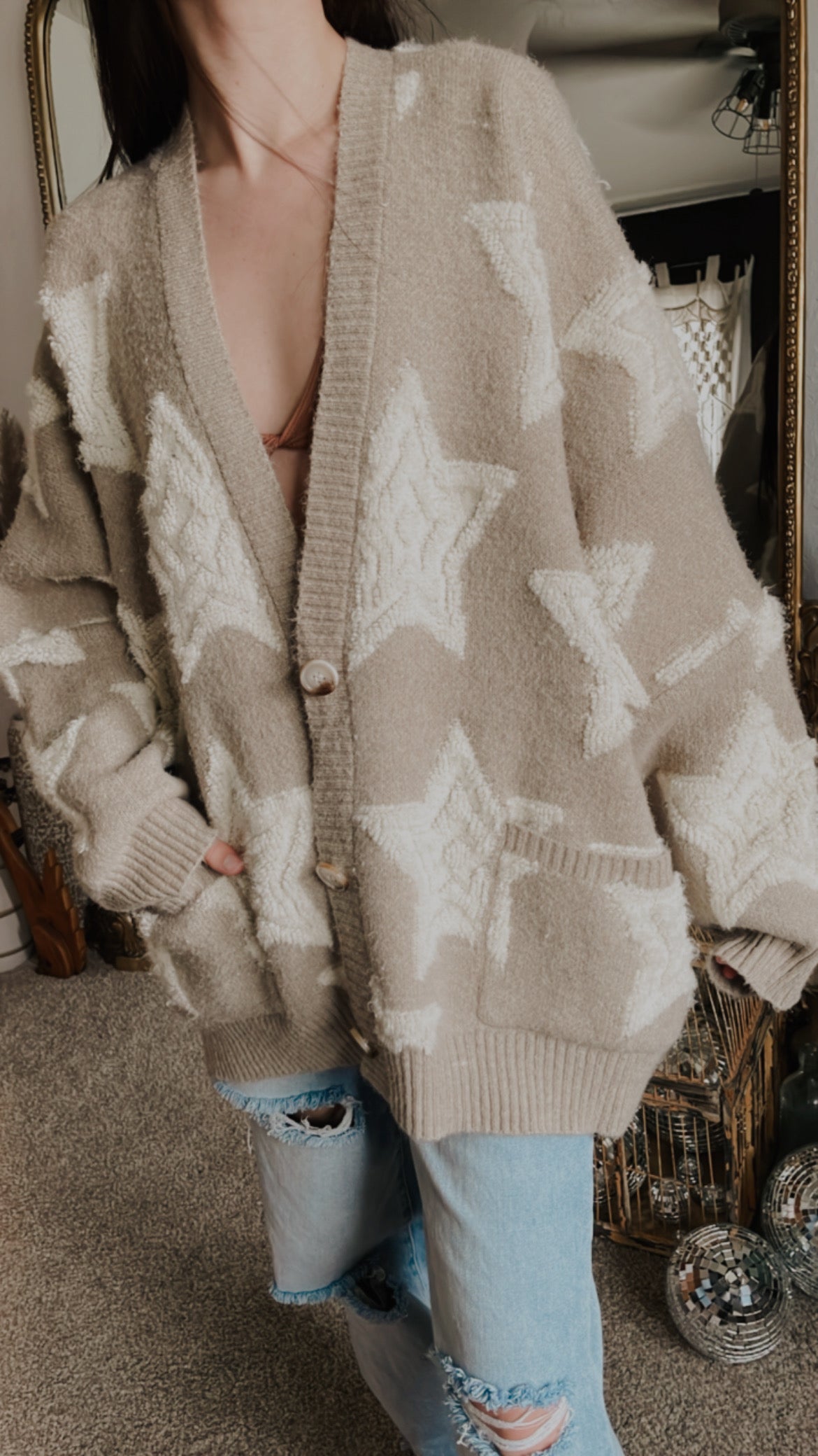 star dust cardigan