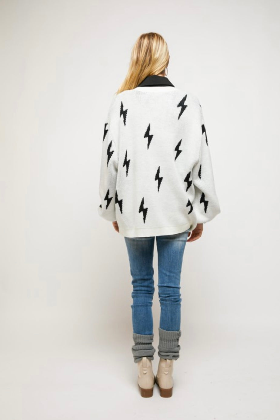 lightning bolt cardigan